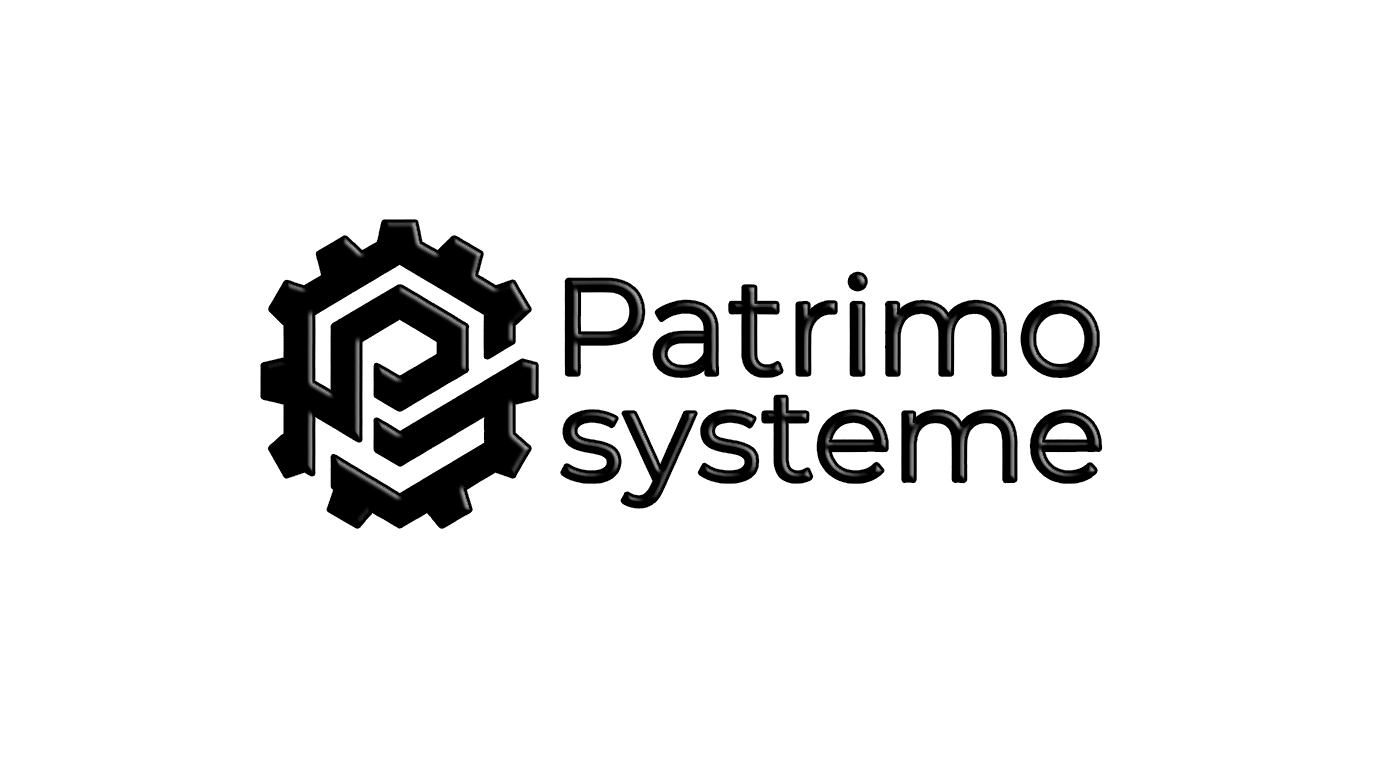 Patrimo logo black light